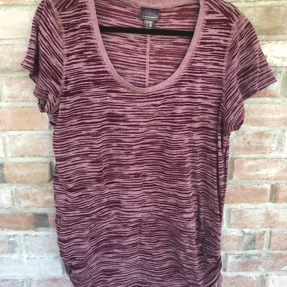 Motherhood Maternity Purple Tee Shirt XL
